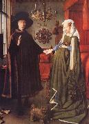 Jan Van Eyck Giovanni Aronolfini und seine Braut Giovanna Cenami Spain oil painting artist
